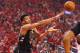 TORONTO, ONTARIO - MAY 25: Giannis Antetokounmpo #34 of the Milwaukee Bucks passes the ball during the first half against the Toronto Raptors in game six of the NBA Eastern Conference Finals at Scotiabank Arena on May 25, 2019 in Toronto, Canada. NOTE TO