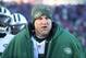 BUFFALO, NY - DECEMBER 09: Josh McCown #15 of the New York Jets watches from the sideline during NFL game action against the Buffalo Bills at New Era Field on December 9, 2018 in Buffalo, New York. (Photo by Tom Szczerbowski/Getty Images)