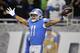 DETROIT, MI - OCTOBER 28: Marvin Jones #11 of the Detroit Lions celebrates his first quarter touchdown against the Seattle Seahawks at Ford Field on October 28, 2018 in Detroit, Michigan. (Photo by Gregory Shamus/Getty Images)