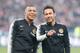 PARIS, FRANCE - APRIL 27: Kylian Mbappe #7 and Neymar Jr #10 of Paris Saint-Germain look on before the Coupe de France Final match between Stade Rennais and Paris Saint-Germain at Stade de France on April 27, 2019 in Paris, France. (Photo by Catherine St