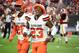 CLEVELAND, OHIO - AUGUST 08: Strong safety Damarious Randall #23 of the Cleveland Browns during the first half of a preseason game against the Washington Redskins at FirstEnergy Stadium on August 08, 2019 in Cleveland, Ohio. (Photo by Jason Miller/Getty I