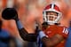 CLEMSON, SOUTH CAROLINA - AUGUST 29: Quarterback Trevor Lawrence #16 of the Clemson Tigers warms up prior to the start of the Tigers' football game against the Georgia Tech Yellow Jackets at Memorial Stadium on August 29, 2019 in Clemson, South Carolina.