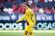 PAMPLONA, SPAIN - AUGUST 31: Antoine Griezmann of FC Barcelona during the La Liga Santander match between Osasuna v FC Barcelona at the Estadio El Sadar on August 31, 2019 in Pamplona Spain (Photo by David S. Bustamante/Soccrates/Getty Images)