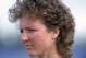 6 Dec 2000: A close up of Michelle Akers as they promote the new WUSA Soccer League at Florida Atlantic University in Boca Raton, Florida.Mandatory Credit: Andy Lyons /Allsport