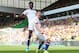 NORWICH, ENGLAND - AUGUST 24: Mason Mount of Chelsea celebrates scoring his teams second goal with Tammy Abraham during the Premier League match between Norwich City and Chelsea FC at Carrow Road on August 24, 2019 in Norwich, United Kingdom. (Photo by Ca