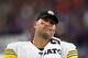 FOXBOROUGH, MASSACHUSETTS - SEPTEMBER 08: Ben Roethlisberger #7 of the Pittsburgh Steelers looks on from the sideline during the game between the New England Patriots and the Pittsburgh Steelers at Gillette Stadium on September 08, 2019 in Foxborough, Mas
