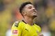 DORTMUND, GERMANY - AUGUST 17: Jadon Malik Sancho of Borussia Dortmund during the German Bundesliga match between Borussia Dortmund v FC Augsburg at the Signal Iduna Park on August 17, 2019 in Dortmund Germany (Photo by Eric Verhoeven/Soccrates/Getty Im