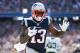 FOXBOROUGH, MA - SEPTEMBER 22: Phillip Dorsett #13 of the New England Patriots reacts after scoring a touchdown against the New York Jets in the first quarter at Gillette Stadium on September 22, 2019 in Foxborough, Massachusetts. (Photo by Kathryn Riley/