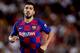 BARCELONA, SPAIN - SEPTEMBER 24: Luis Suarez of FC Barcelona during the La Liga Santander match between FC Barcelona v Villarreal at the Camp Nou on September 24, 2019 in Barcelona Spain (Photo by Rico Brouwer/Soccrates/Getty Images)