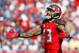 TAMPA, FLORIDA - SEPTEMBER 22: Wide receiver Mike Evans #13 of the Tampa Bay Buccaneers celebrates after a first quarter touchdown during the game against the New York Giants at Raymond James Stadium on September 22, 2019 in Tampa, Florida. (Photo by Mike