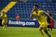 PODGORICA, MONTENEGRO - JUNE 07: Milot Rashica of Kosovo celebrates goal during the 2020 UEFA European Championships group A qualifying match between Montenegro and Kosovo at Podgorica City Stadium on June 7, 2019 in Podgorica, Montenegro (Photo by MB Med