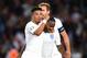 SOUTHAMPTON, ENGLAND - SEPTEMBER 10: Jadon Sancho of England celebrates with team mates Raheem Sterling after scoring his sides fifth goal during the UEFA Euro 2020 qualifier match between England and Kosovo at St. Mary's Stadium on September 10, 2019 in