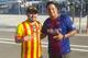 Alex Yagual (left) with his friend