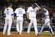 LOS ANGELES, CALIFORNIA - OCTOBER 09: Clayton Kershaw #22 of the Los Angeles Dodgers leaves the game after giving up back to back home runs in the eighth inning of game five of the National League Division Series against the Washington Nationals at Dodger