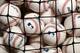 HOUSTON, TX - OCTOBER 10: A basket of baseballs is seen before the game between the Houston Astros and the Tampa Bay Rays at Minute Maid Park on October 10, 2019 in Houston, Texas. (Photo by Tim Warner/Getty Images)