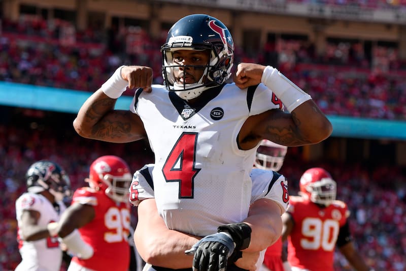 Houston Texans quarterback Deshaun Watson