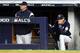 NEW YORK, NEW YORK - OCTOBER 17: Aaron Boone #17 of the New York Yankees looks on against the Houston Astros during the first inning in game four of the American League Championship Series at Yankee Stadium on October 17, 2019 in New York City. (Photo by