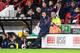 SHEFFIELD, ENGLAND - OCTOBER 21: Unai Emery, Manager of Arsenal sits on an advertising board on the sideline during the Premier League match between Sheffield United and Arsenal FC at Bramall Lane on October 21, 2019 in Sheffield, United Kingdom. (Photo