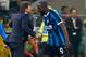 MILAN, ITALY - SEPTEMBER 21: Romelu Lukaku of Internazionale celebrates after scoring his team's second goal with his manager Antonio Conte during the Serie A match between AC Milan and FC Internazionale at Stadio Giuseppe Meazza on September 21, 2019 in