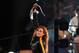 TOKYO,JAPAN - JUNE 28: Becky Lynch enters the ring during the WWE Live Tokyo at Ryogoku Kokugikan on June 28, 2019 in Tokyo, Japan. (Photo by Etsuo Hara/Getty Images)