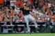 HOUSTON, TEXAS - OCTOBER 29: Anthony Rendon #6 of the Washington Nationals throws out the runner against the Houston Astros during the eighth inning in Game Six of the 2019 World Series at Minute Maid Park on October 29, 2019 in Houston, Texas. (Photo by