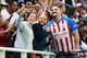 ZAPOPAN, MEXICO - SEPTEMBER 24: Andy Ruiz Jr poses with fans of Chivas during the 11th round match between Chivas and Pachuca as part of the Torneo Apertura 2019 Liga MX at Akron Stadium on September 24, 2019 in Zapopan, Mexico. (Photo by Alfredo Moya/Jam