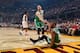 CLEVELAND, OH - NOVEMBER 5: Gordon Hayward #20 of the Boston Celtics helps up Kemba Walker #8 of the Boston Celtics during the game against the Cleveland Cavaliers on November 5, 2019 at Quicken Loans Arena in Cleveland, Ohio. NOTE TO USER: User expressly