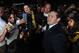 Football star Zlatan Ibrahimovic is greeted by fans after arriving at Los Angeles International Airport to begin his new contract with local club LA Galaxy in Los Angeles, California, on March 29, 2018.
The 36-year-old Swedish striker's move to MLS from M