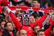 A Gibraltar fan at a game