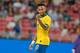 Brazil's Neymar celebrates during the friendly international football match between Brazil and Senegal at the National Stadium in Singapore on October 10, 2019. (Photo by Roslan RAHMAN / AFP) (Photo by ROSLAN RAHMAN/AFP via Getty Images)
