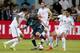 Argentina's forward Lionel Messi fights for the ball with Uruguay's forward Edinson Cavani during the friendly football match between Argentina and Uruguay at the Bloomfield stadium in the Israeli coastal city of Tel Aviv on November 18, 2019. (Photo by A
