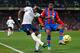 Liverpool's Senegalese striker Sadio Mane (L) vies with Crystal Palace's German midfielder Jeffrey Schlupp (R) during the English Premier League football match between Crystal Palace and Liverpool at Selhurst Park in south London on November 23, 2019. (Ph
