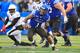 LEXINGTON, KENTUCKY - NOVEMBER 30: Lynn Bowden Jr #1 of the Kentucky Wildcats runs with the ball against the Louisville Cardinals at Commonwealth Stadium on November 30, 2019 in Lexington, Kentucky. (Photo by Andy Lyons/Getty Images)