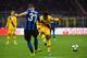 MILAN, ITALY - DECEMBER 10: (R) Ansu Fati of FC Barcellona scores his first goal during the UEFA Champions League group F match between Inter and FC Barcelona at Giuseppe Meazza Stadium on December 10, 2019 in Milan, Italy. (Photo by Pier Marco Tacca/Ge