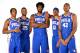 CAMDEN, NJ - OCTOBER 1: Josh Richardson #0, Ben Simmons #25, Joel Embiid #21, Tobias Harris #12, and Al Horford #42 of the Philadelphia 76ers pose for a portrait on October 1, 2019 at the Philadelphia 76ers Training Complex in Camden, New Jersey. NOTE TO