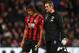 BOURNEMOUTH, ENGLAND - DECEMBER 07: An injured Nathan Ake of AFC Bournemouth is substituted during the Premier League match between AFC Bournemouth and Liverpool FC at Vitality Stadium on December 07, 2019 in Bournemouth, United Kingdom. (Photo by Catheri