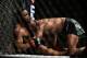 LAS VEGAS, NEVADA - MARCH 02: (R-L) Kamaru Usman of Nigeria controls the body of Tyron Woodley in their welterweight championship bout during the UFC 235 event at T-Mobile Arena on March 2, 2019 in Las Vegas, Nevada. (Photo by Chris Unger/Zuffa LLC/Zuffa