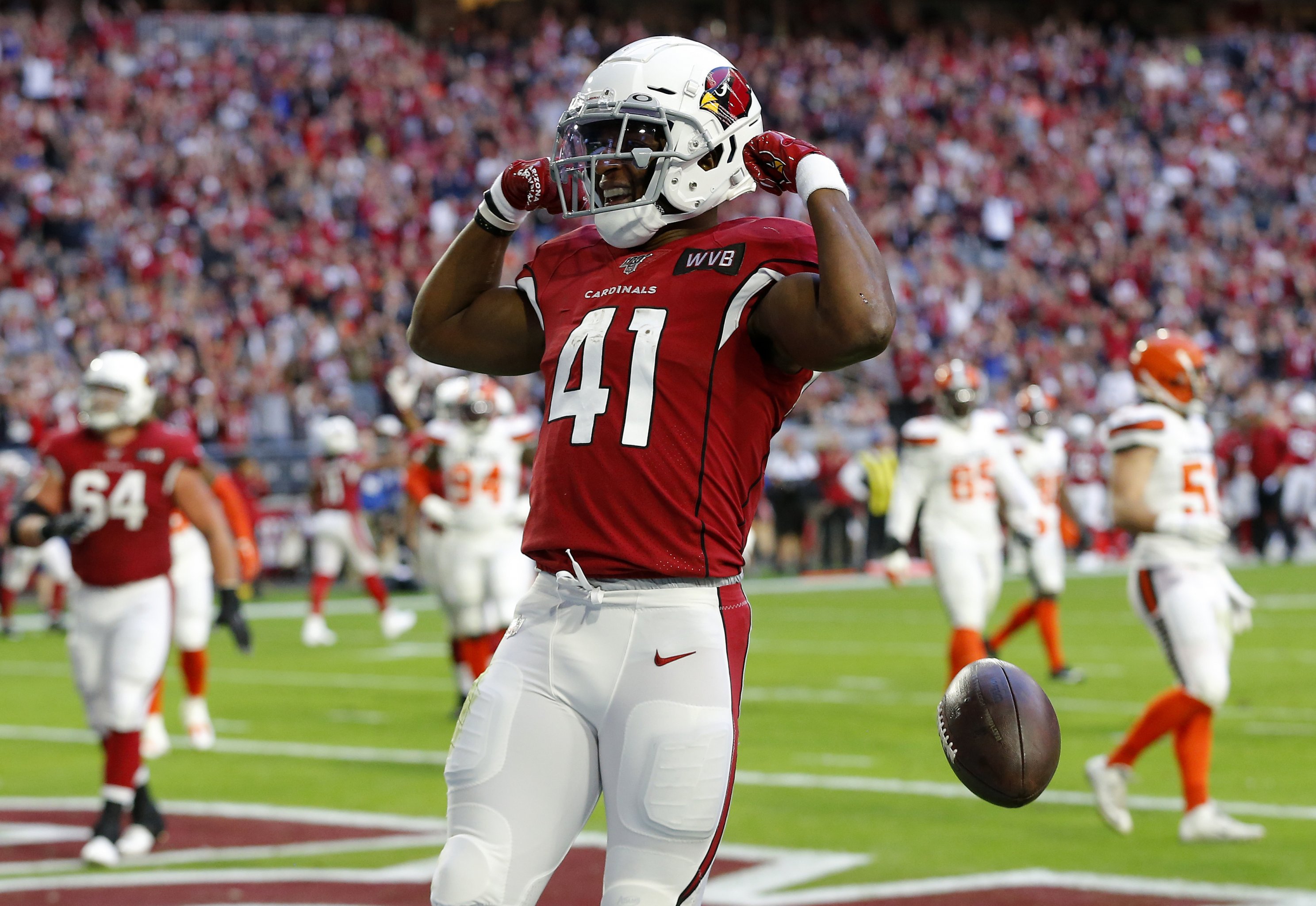 Kenyan Drake's four touchdowns lead Cardinals over Browns - NBC Sports