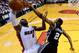 The rivalry between James and Leonard was largely forged in the NBA Finals, where James and the Heat won in 2013 before Leonard helped the Spurs gain revenge, and a title, the following year.