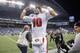 SEATTLE, WA - DECEMBER 29: Quarterback Jimmy Garoppolo #10 of the San Francisco 49ers heads off the field following the game against the Seattle Seahawks at CenturyLink Field on December 29, 2019 in Seattle, Washington. (Photo by Otto Greule Jr/Getty Im