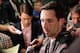 HOUSTON, TX - JANUARY 30: Atlanta Falcons offensive coordinator Kyle Shanahan speaks with the media during Super Bowl 51 Opening Night at Minute Maid Park on January 30, 2017 in Houston, Texas. (Photo by Tim Warner/Getty Images)