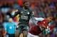 BIRMINGHAM, ENGLAND - DECEMBER 08: Wilfred Ndidi of Leicester City challenges Wesley Moraes of Aston Villa during the Premier League match between Aston Villa and Leicester City at Villa Park on December 08, 2019 in Birmingham, United Kingdom. (Photo by M