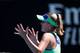 MELBOURNE, AUSTRALIA - JANUARY 30: Sofia Kenin of the United States reacts to her victory in her semifinal match against Ashleigh Barty of Australia on day eleven of the 2020 Australian Open at Melbourne Park on January 30, 2020 in Melbourne, Australia. (
