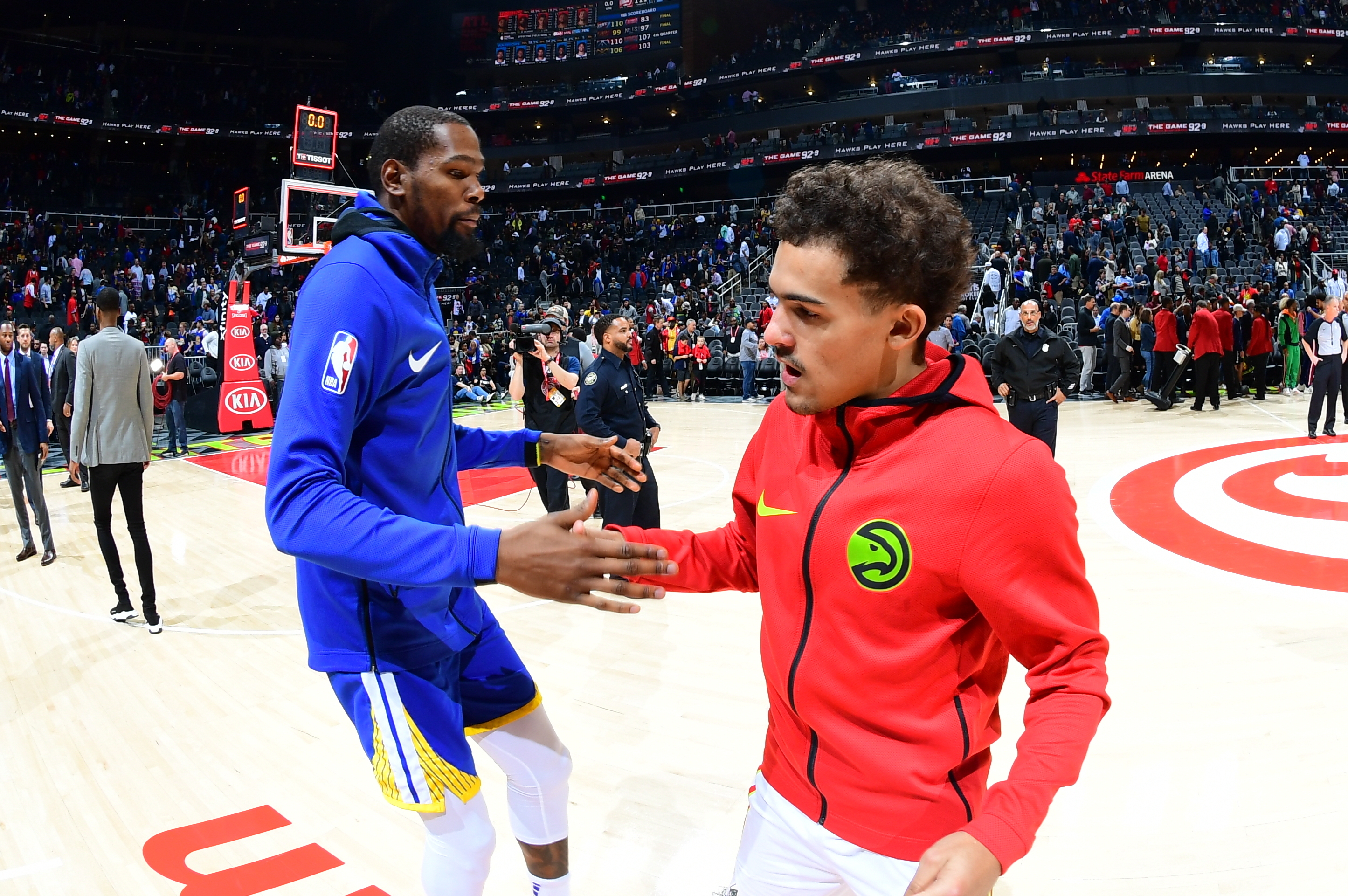 These photos of Trae Young and Kevin Durant over the years are so adorable  