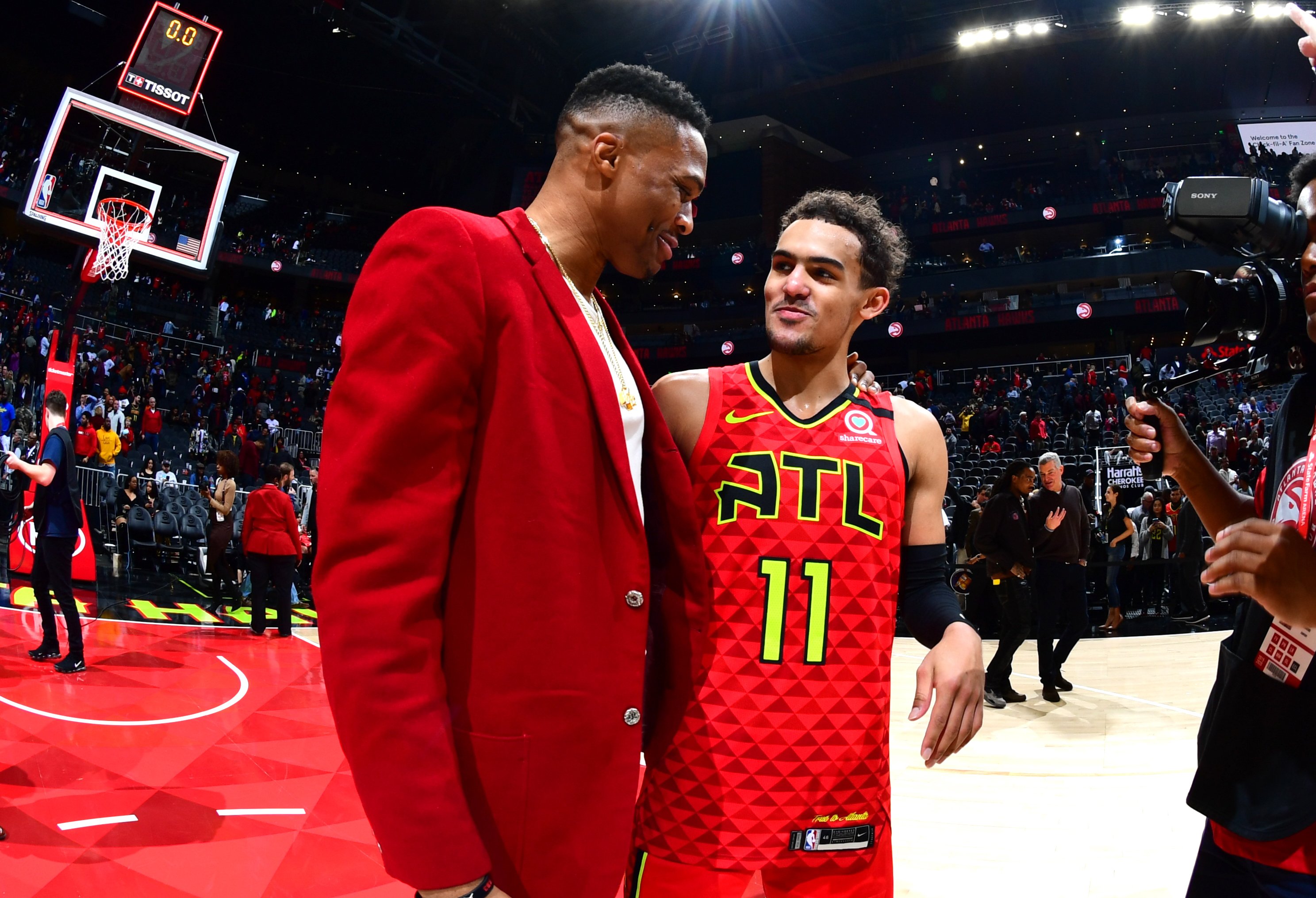 These photos of Trae Young and Kevin Durant over the years are so adorable  