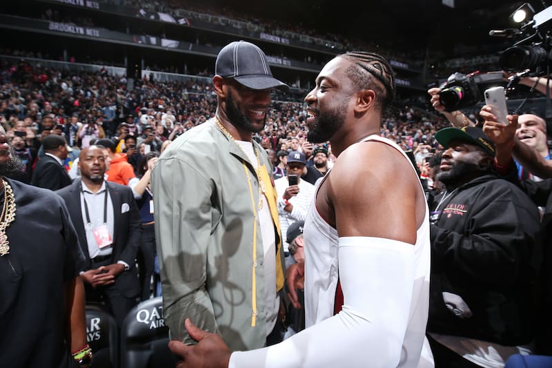 There is precedent for LeBron James taking a pay cut to play with another superstar, as he did with Dwyane Wade and Chris Bosh in Miami.