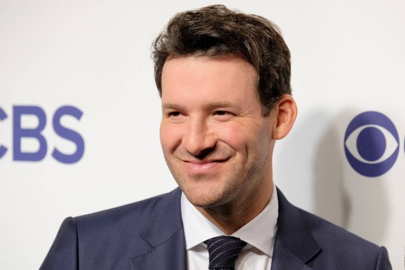 NEW YORK, NY - MAY 16:  Tony Romo attends the 2018 CBS Upfront at The Plaza Hotel on May 16, 2018 in New York City.  (Photo by Matthew Eisman/Getty Images)