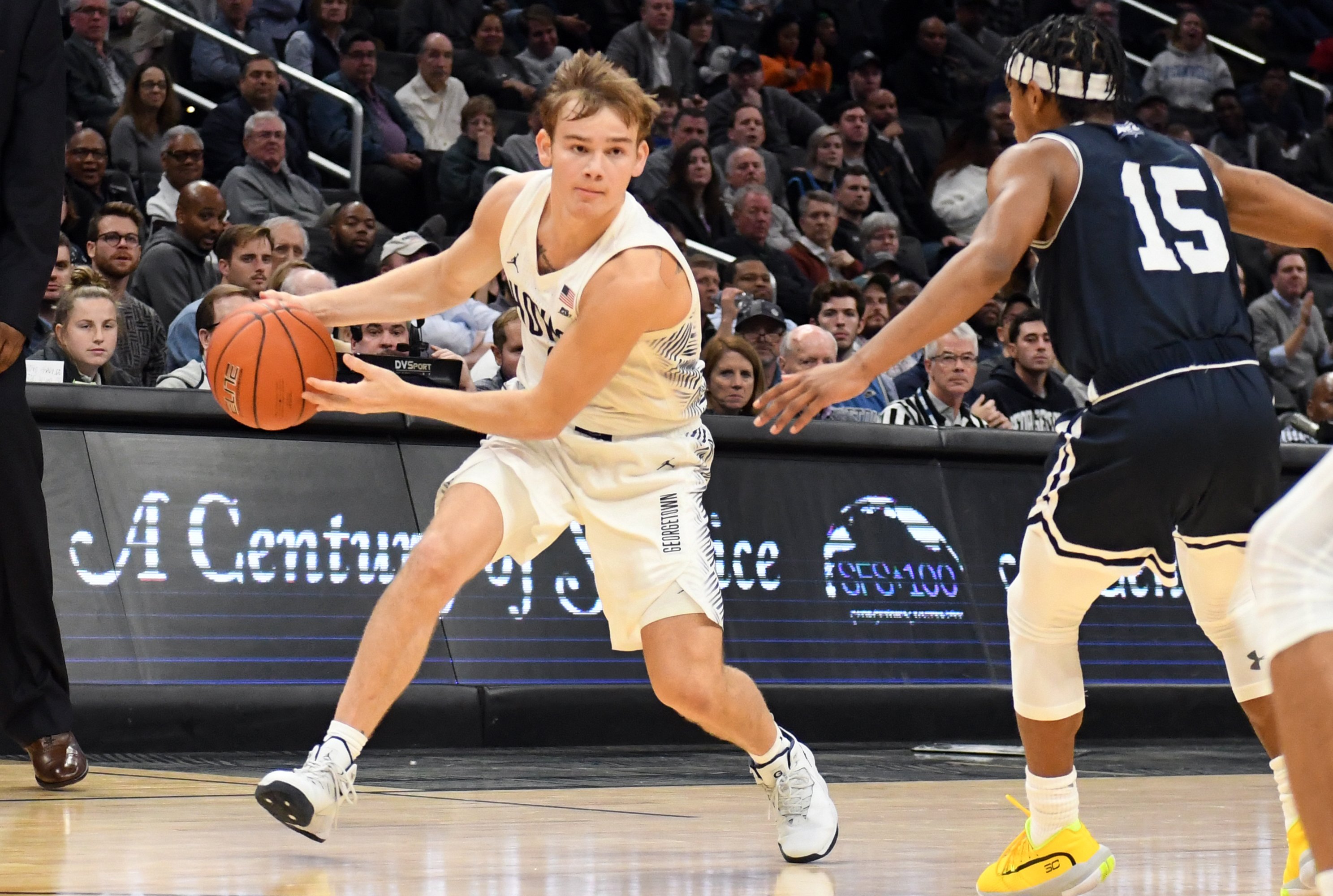 Mac McClung has dunked past Iverson, and will follow him to Georgetown