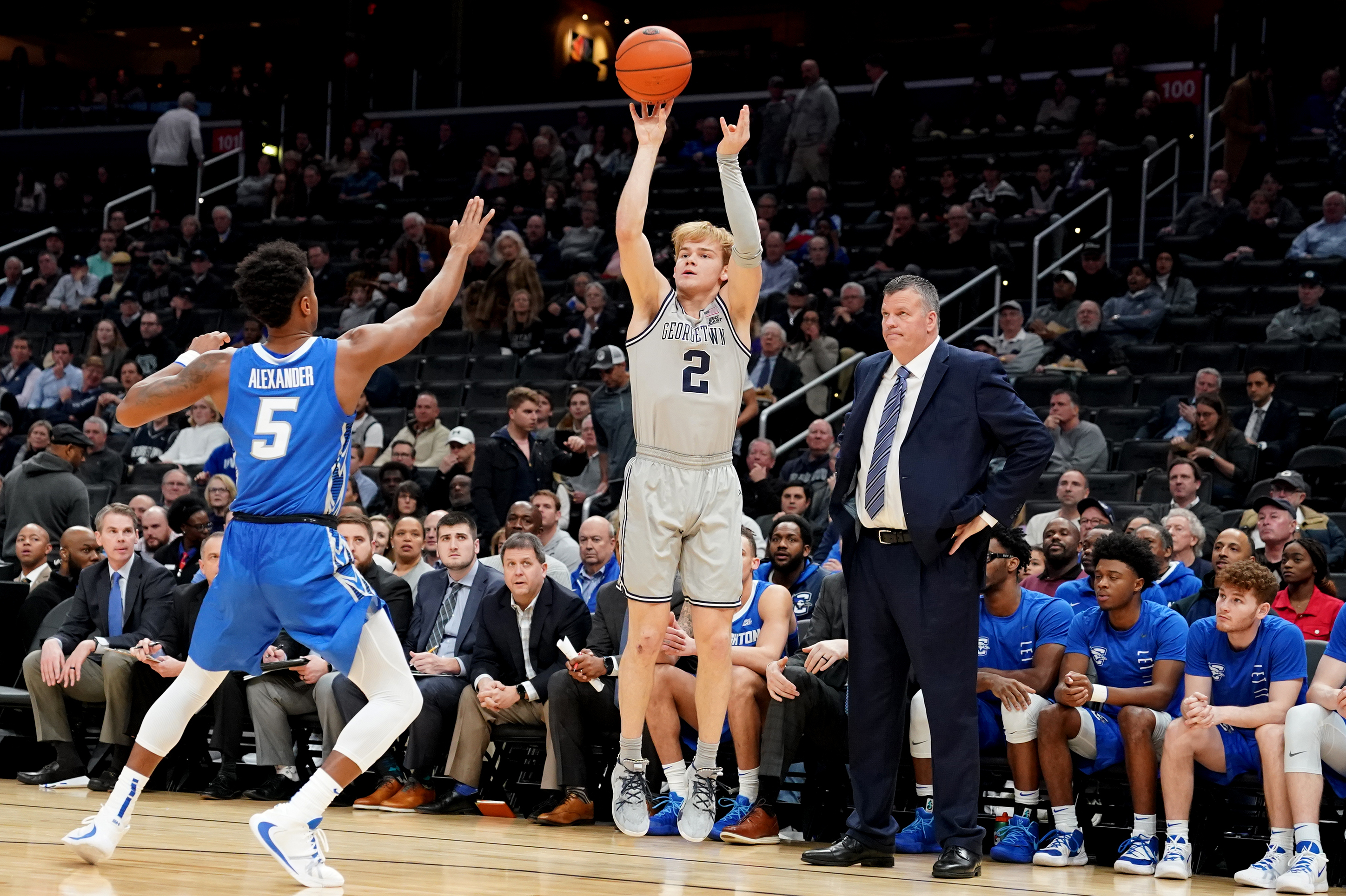 Georgetown freshman Mac McClung is electrifying, dynamic — and white