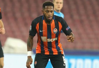 NAPLES, ITALY - NOVEMBER 21: Fred of Shakhtar Donetsk during the UEFA Champions League group F match between SSC Napoli and Shakhtar Donetsk at Stadio San Paolo on November 21, 2017 in Naples, Italy.  (Photo by Maurizio Lagana/Getty Images)